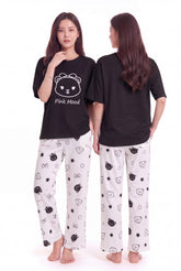 Women's Pink Mood Pajama Set Bold & Refined β«π€ (CNS-071)