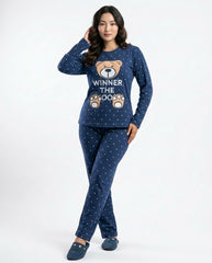 Women's "Winner Bear" Matching Set π»π | The Champion of Bed-Rotting