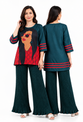Women's Bold Icon Pajama Set Luxury & Confident π΄β¨ (CNS-074)