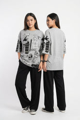 Women Doodle Art Oversized PJs Set π¨β¨