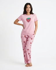 Women's "Berry Sweet" PJ Set 🍓🌼 | Soft Girl Aesthetic