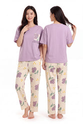 Women's Botanical Bliss Elevated Comfort Pajama Set πΏπ (CNS-049)
