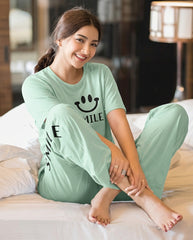 Women's Smiley Face Smile PJs Set 😊✨