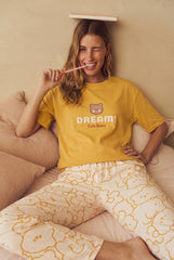 Women's Dream Cute Bears Kawaii Comfort Pajama Set 🐻💛 (CNS-014)
