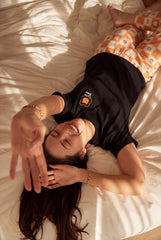Women's Cute Bear Pajama Set Cozy & Playful 🧡⚫✨ (CNS-057)