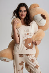 Women's Teddy Love Oversized Comfort Pajama Set π»π (CNS-002)