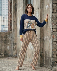 Women's "Tom & Jerry" Graphic PJ Set πΏπΊ | Y2K Nostalgia Aesthetic