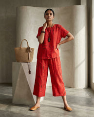 Women's "Out of Office" Abstract Lounge Set 🌴🥥 | Effortless Resort Aesthetic