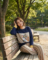 Women's "Tom & Jerry" Graphic PJ Set πΏπΊ | Y2K Nostalgia Aesthetic