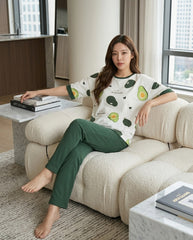 Women's "Wellness Girl" Lounge Set 🥑✨ | Sunday Reset Aesthetic