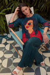 Women's Bold Icon Pajama Set Luxury & Confident π΄β¨ (CNS-074)