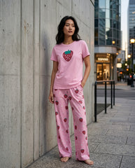 Women's "Berry Sweet" PJ Set 🍓🌼 | Soft Girl Aesthetic