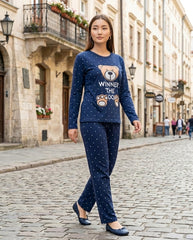 Women's "Winner Bear" Matching Set π»π | The Champion of Bed-Rotting
