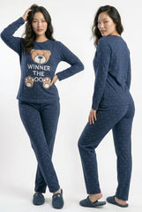 Women's "Winner Bear" Matching Set π»π | The Champion of Bed-Rotting