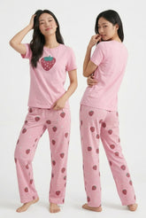 Women's "Berry Sweet" PJ Set 🍓🌼 | Soft Girl Aesthetic