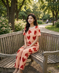 Women's "Big Heart Energy" Matching Set ❤️✨ | The Ultimate Soft Girl Fit