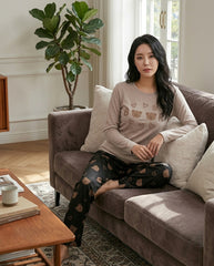 Women's "Teddy Bear Hugs" PJ Set 🧸✨ | Cozy Girl Aesthetic