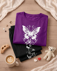 Women's "Fairycore Dream" Lounge Set π¦β¨ | Whimsical Graphic Co-ord Chikoo