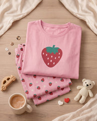 Women's "Berry Sweet" PJ Set 🍓🌼 | Soft Girl Aesthetic