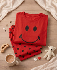 Women's "Good Vibes Only" Graphic PJ Set 🙂✨ | Dopamine Dressing Aesthetic