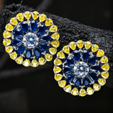 Rose Petal Earrings - (T-11)