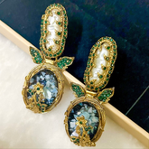 Gul-e-Rang Crushed Starlight Earrings – ER-97