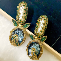 Gul-e-Rang Crushed Starlight Earrings – ER-97