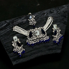 Emerald Pearl Enchantment Choker Set - (CS-08) Chikoo