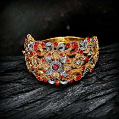 Openable Flower Bangles - (BN-13)