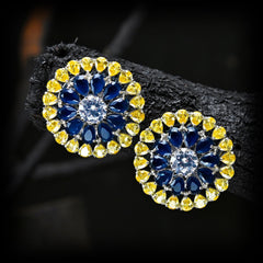 Rose Petal Earrings - (T-11)