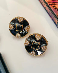 Diyar-e-Moti Glossy Round Pearl Stud Earrings - ER-96