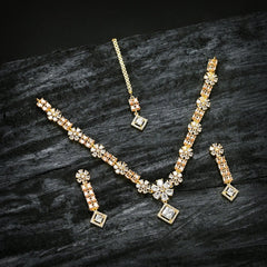 Crystal Cascade Jewellery Set - (S-12)