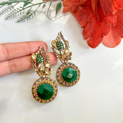Gul e Jahaan Gemstone Cascade Earrings ER-77
