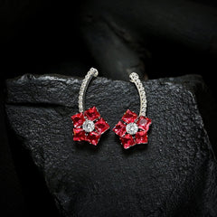 Crystal Star Earrings (CR-05)