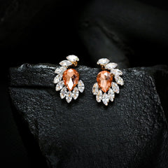 Pear Diamond Shape Earrings (CR-15)