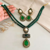 Alara Pearls and Gemstone Turkish Mala - S-56 Chikoo
