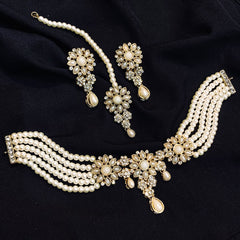 Pearl Charm Fantasy Choker Set CS-43