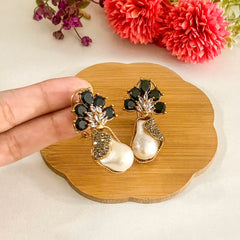 Duraiya Majesty Mother of Pearl Earrings - ER-71