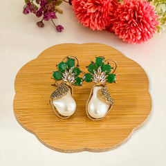 Duraiya Majesty Mother of Pearl Earrings - ER-71