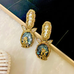 Gul-e-Rang Crushed Starlight Earrings – ER-97