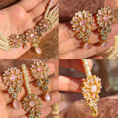 Pearl Charm Fantasy Choker Set CS-43 Chikoo