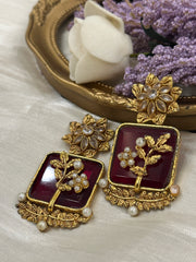 CShan e Heera Emerald Earrings Chi-48
