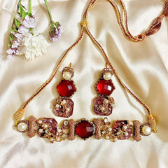 CShan e Heera Emerald Radiance Choker Set CS-48