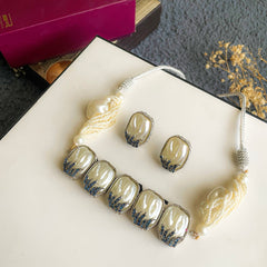 Husn-e-Janan Pearls Perfection Choker Set CS-51