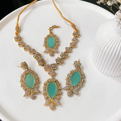 Gul-e-Rena Crimson Necklace Set S-53