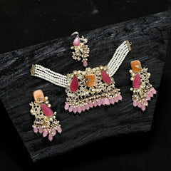 Emerald Pearl Enchantment Choker Set - (CS-08)