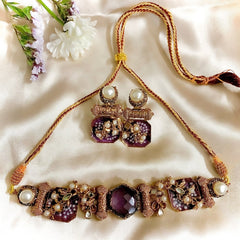 CShan e Heera Emerald Radiance Choker Set CS-48