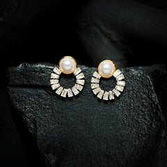 Little Round Pearl Earring (CR-11)