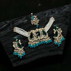 Emerald Pearl Enchantment Choker Set - (CS-08)