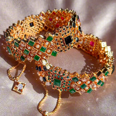 Royal Empress Zircon Bangles - BN-34